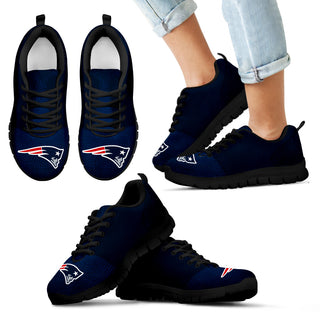 Seamless Line Magical Wave Beautiful New England Patriots Sneakers