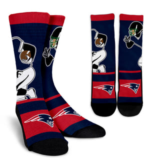 Talent Player Fast Cool Air Comfortable New England Patriots Socks