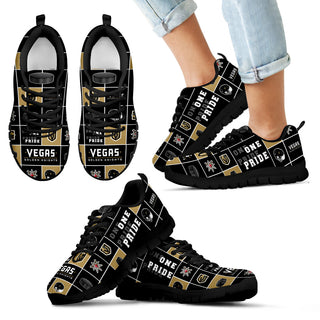 Pride Flag Vegas Golden Knights Sneakers