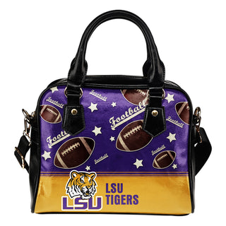 Personalized American Football Awesome LSU Tigers Shoulder Handbag