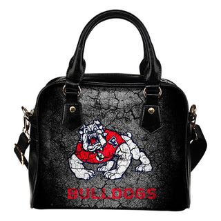 Wall Break Fresno State Bulldogs Shoulder Handbags Women Purse