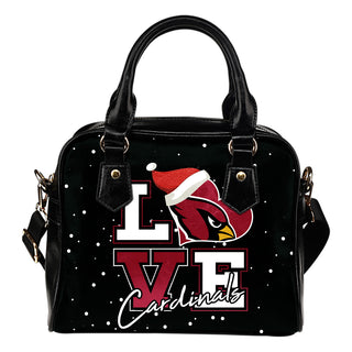 Love Word Christmas Sweet Arizona Cardinals Shoulder Handbags