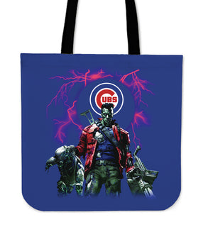 Chicago Cubs Guns Tote Bag - Best Funny Store
