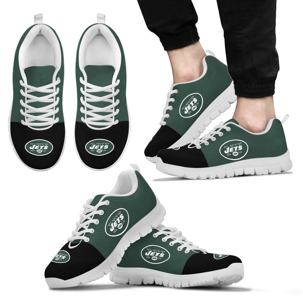 Two Colors Aparted New York Jets Sneakers