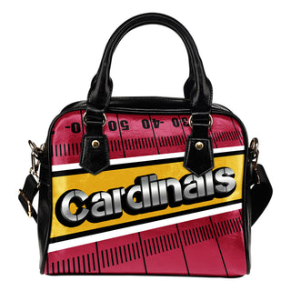 Arizona Cardinals Silver Name Colorful Shoulder Handbags