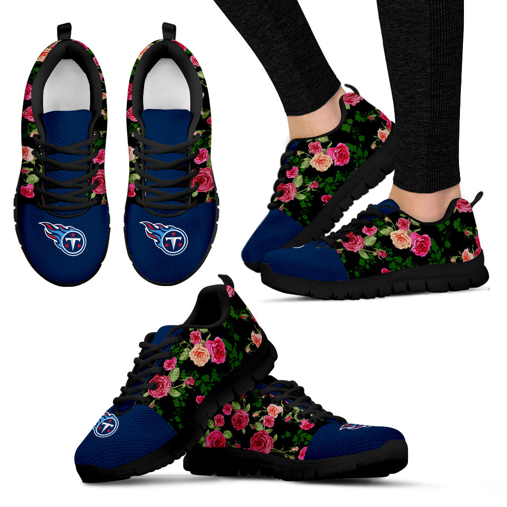 Vintage Floral Tennessee Titans Sneakers