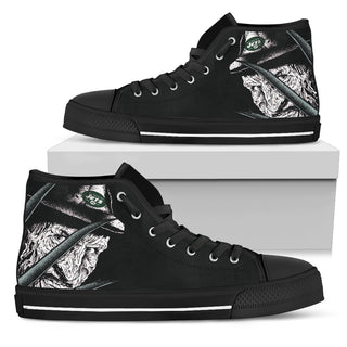 New York Jets Nightmare Freddy Colorful High Top Shoes