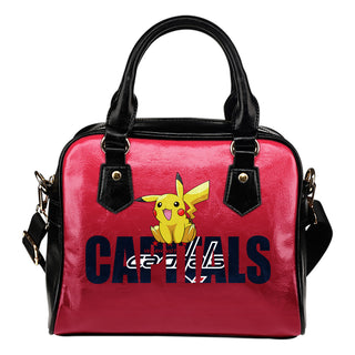 Pokemon Sit On Text Washington Capitals Shoulder Handbags