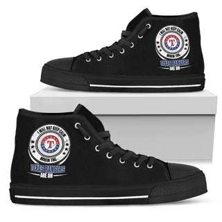 I Will Not Keep Calm Amazing Sporty Texas Rangers High Top Shoes