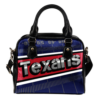 Houston Texans Silver Name Colorful Shoulder Handbags