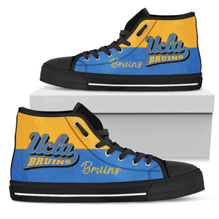 Divided Colours Stunning Logo UCLA Bruins High Top Shoes