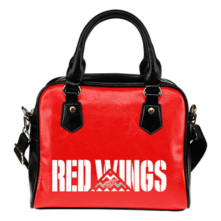 Detroit Red Wings Mass Triangle Shoulder Handbags