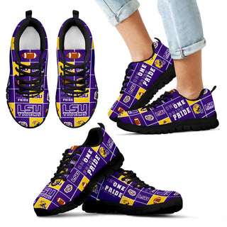 Pride Flag LSU Tigers Sneakers