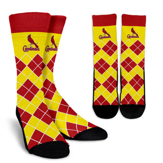 Gorgeous St. Louis Cardinals Argyle Socks