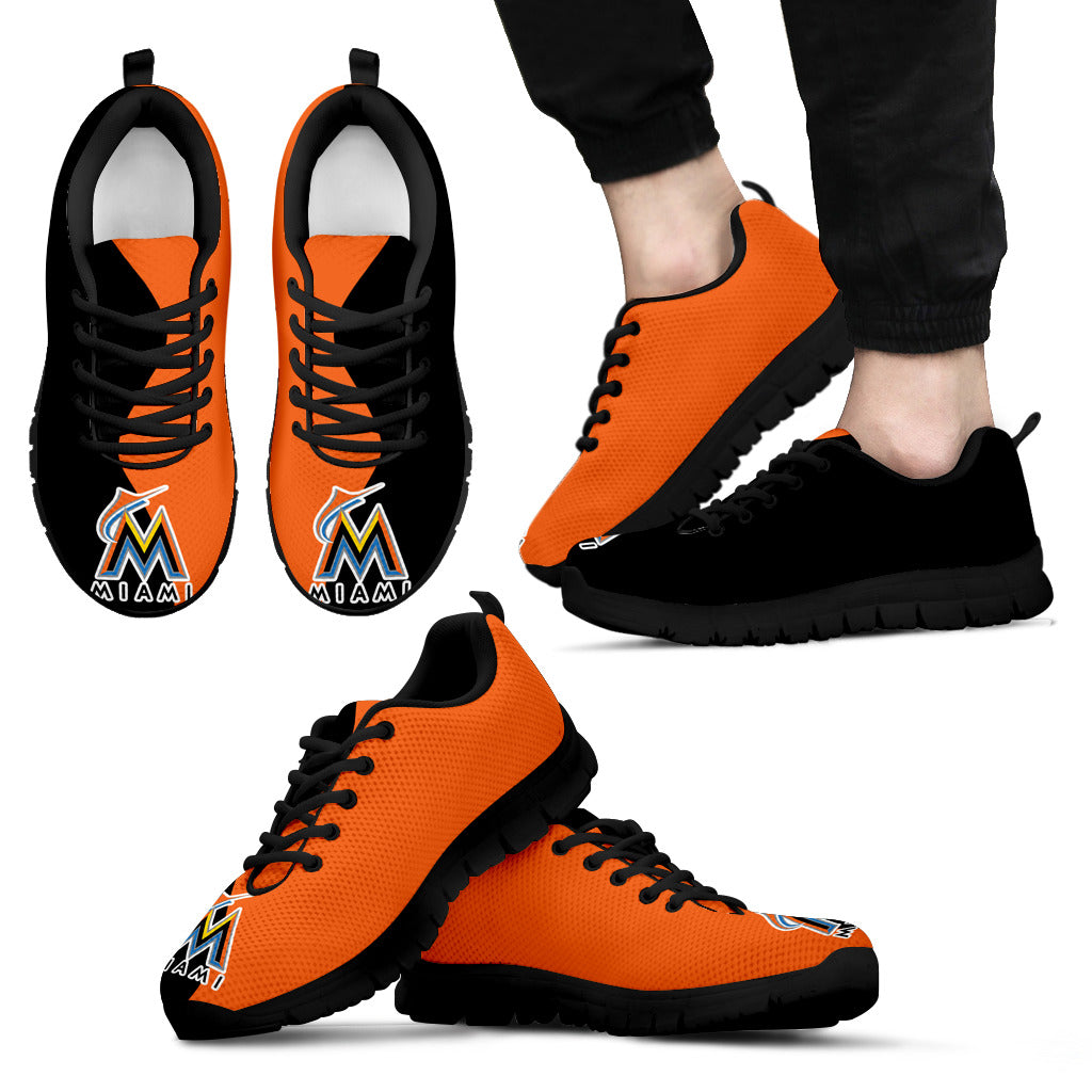 Two Colors Trending Lovely Miami Marlins Sneakers