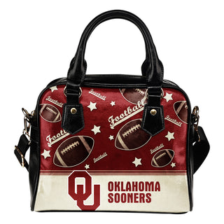 Personalized American Football Awesome Oklahoma Sooners Shoulder Handbag