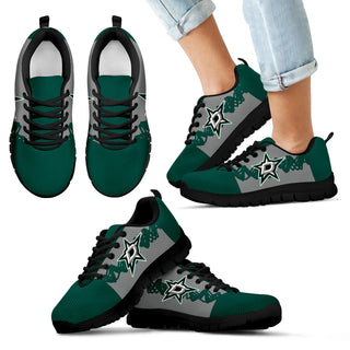 Doodle Line Amazing Dallas Stars Sneakers V1