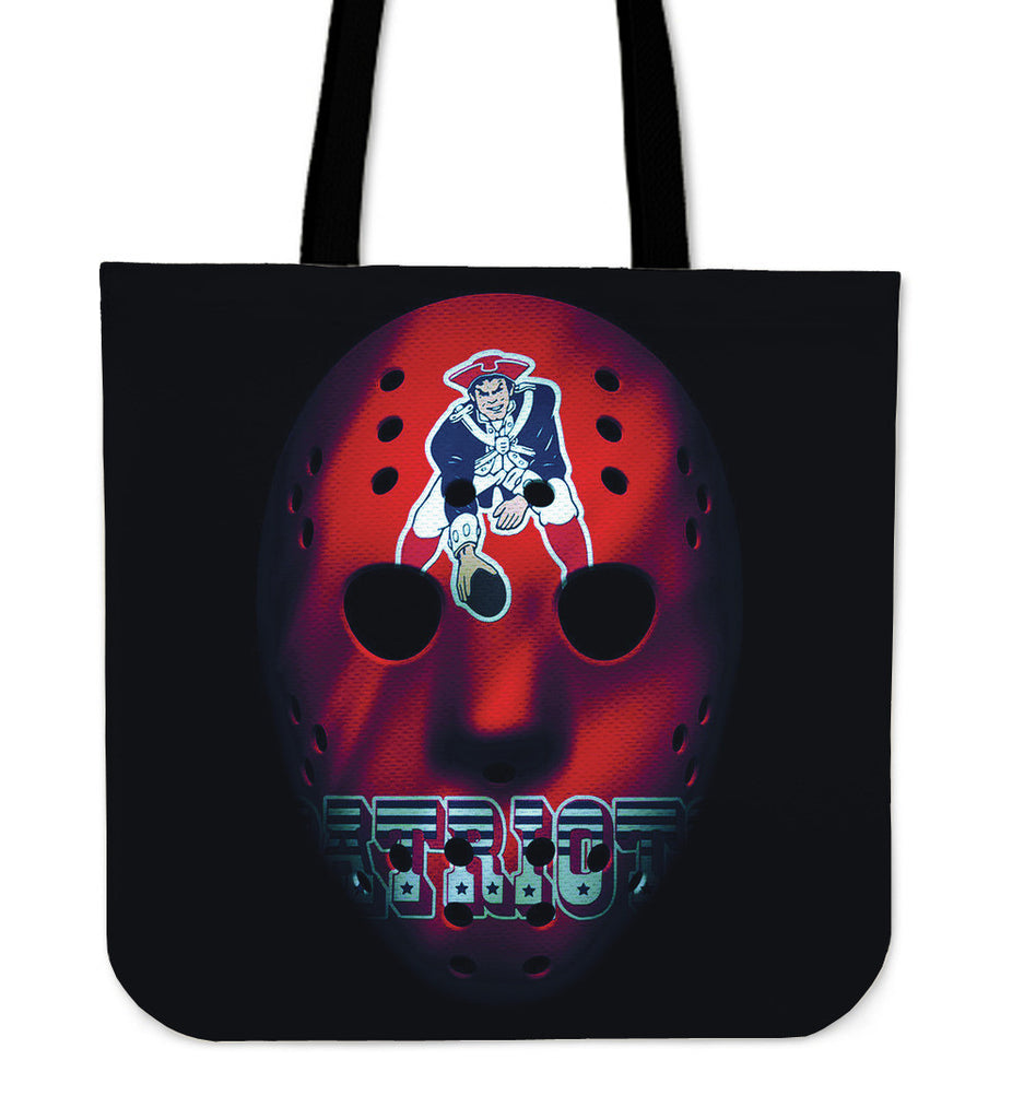 War Mask New England Patriots Tote Bag - Best Funny Store