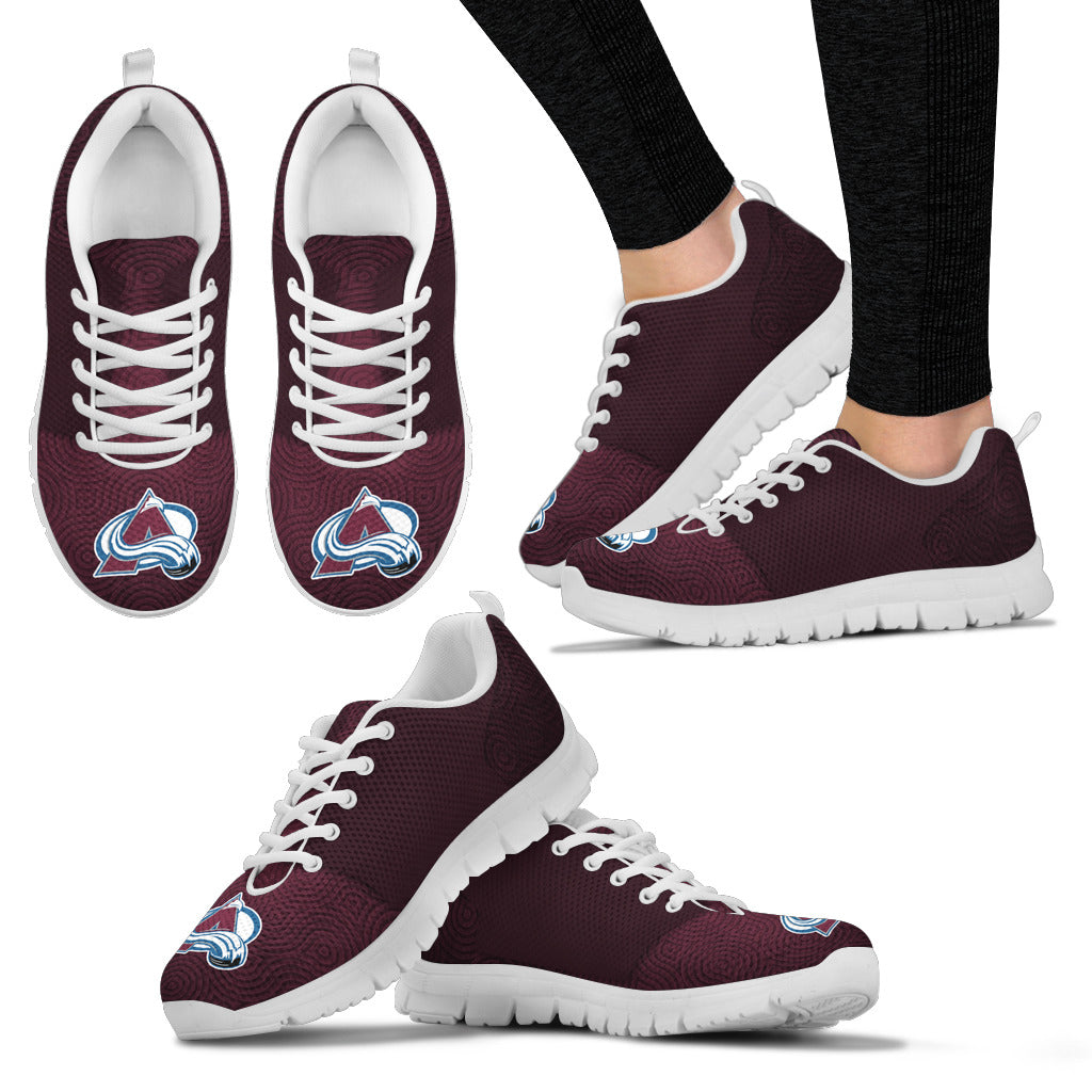 Seamless Line Magical Wave Beautiful Colorado Avalanche Sneakers