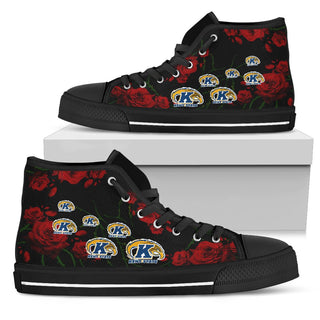 Lovely Rose Thorn Incredible Kent State Golden Flashes High Top Shoes