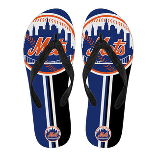 New York Mets Fan Gift Two Main Colors Flip Flops
