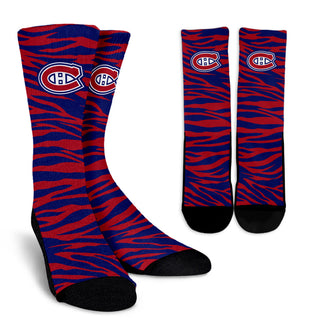 Camo Background Good Superior Charming Montreal Canadiens Socks