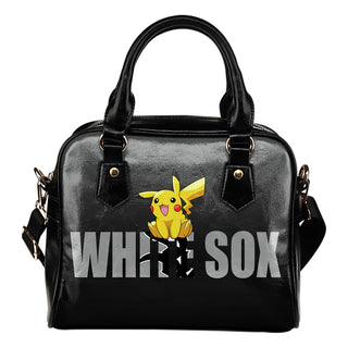 Pokemon Sit On Text Chicago White Sox Shoulder Handbags