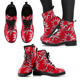 Dizzy Motion Amazing Designs Logo New Jersey Devils Boots