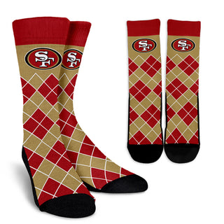 Gorgeous San Francisco 49ers Argyle Socks