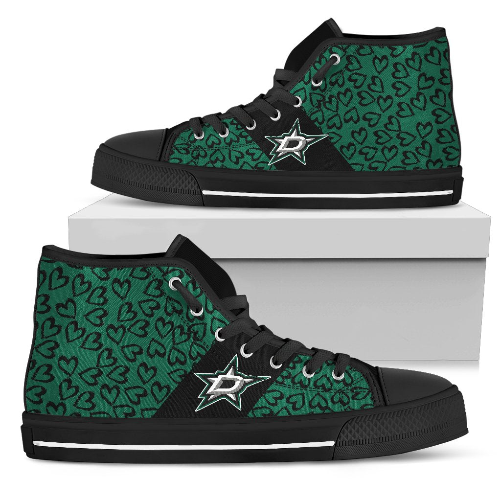 Perfect Cross Color Absolutely Nice Dallas Stars High Top Shoes