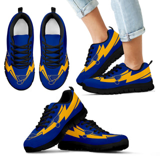 Three Amazing Good Line Charming Logo St. Louis Blues Sneakers