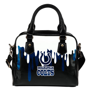 Color Leak Down Colorful Indianapolis Colts Shoulder Handbags