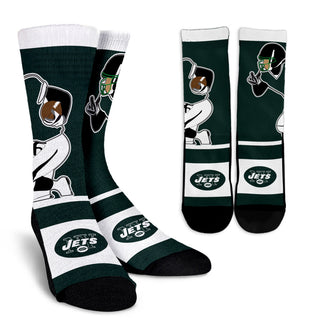 Talent Player Fast Cool Air Comfortable New York Jets Socks