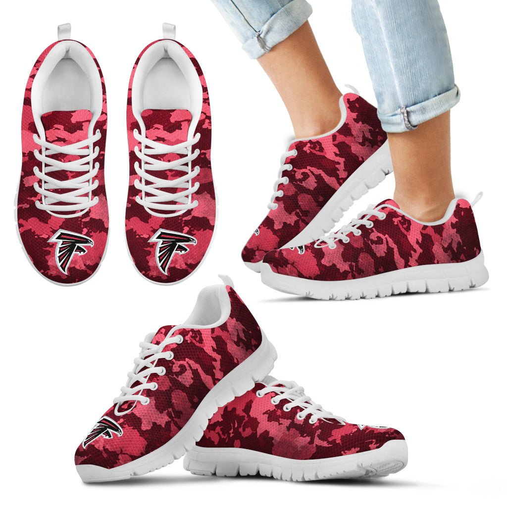 Arches Top Fabulous Camouflage Background Atlanta Falcons Sneakers