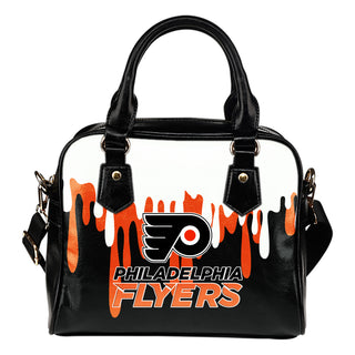Color Leak Down Colorful Philadelphia Flyers Shoulder Handbags