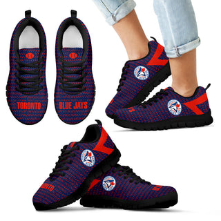 Pattern Logo Slide In Line Toronto Blue Jays Sneakers