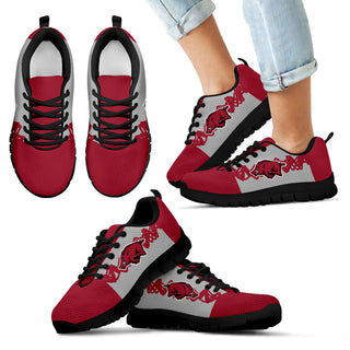 Doodle Line Amazing Arkansas Razorbacks Sneakers V1