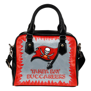 Jagged Saws Mouth Creepy Tampa Bay Buccaneers Shoulder Handbags
