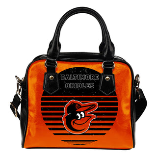 Back Fashion Round Charming Baltimore Orioles Shoulder Handbags