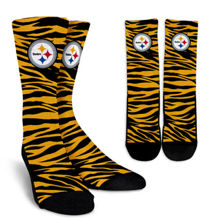 Camo Background Good Superior Charming Pittsburgh Steelers Socks