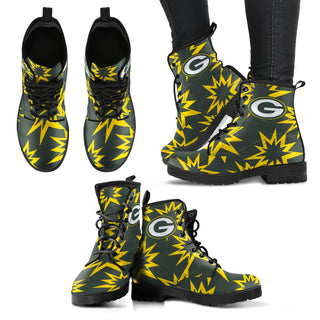 Dizzy Motion Amazing Designs Logo Green Bay Packers Boots