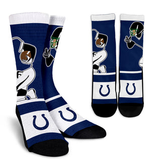 Talent Player Fast Cool Air Comfortable Indianapolis Colts Socks