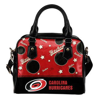 Personalized American Hockey Awesome Carolina Hurricanes Shoulder Handbag