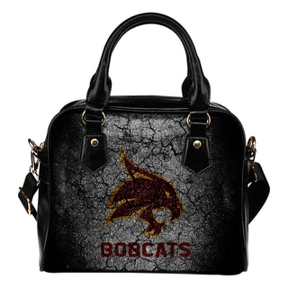Wall Break Texas State Bobcats Shoulder Handbags Women Purse