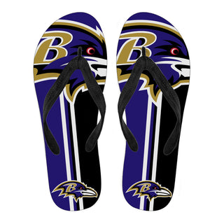 Baltimore Ravens Fan Gift Two Main Colors Flip Flops