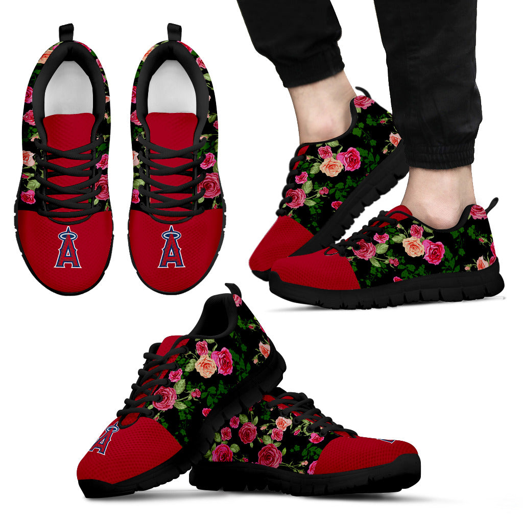 Vintage Floral Los Angeles Angels Sneakers