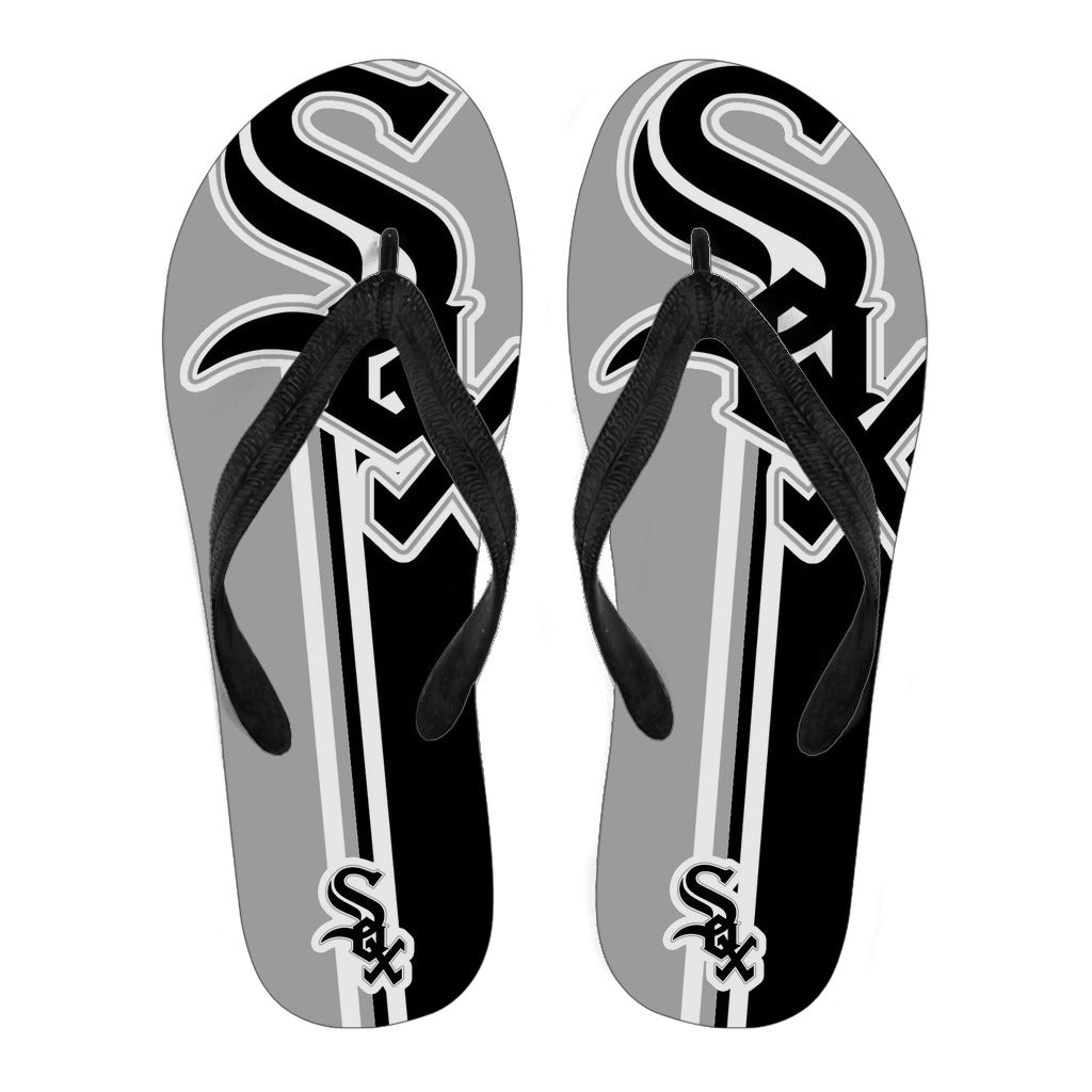 Chicago White Sox Fan Gift Two Main Colors Flip Flops – Best Funny Store