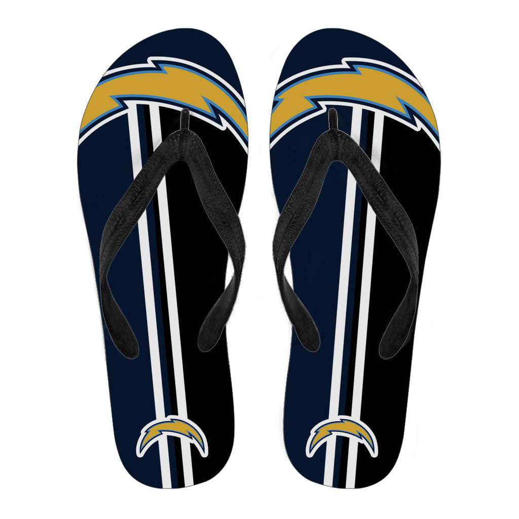 Los Angeles Chargers Fan Gift Two Main Colors Flip Flops