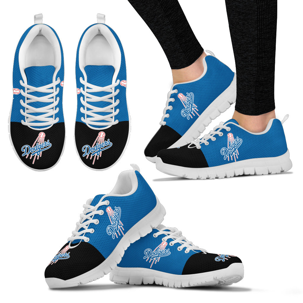 Two Colors Aparted Los Angeles Dodgers Sneakers