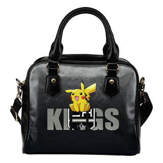 Pokemon Sit On Text Los Angeles Kings Shoulder Handbags